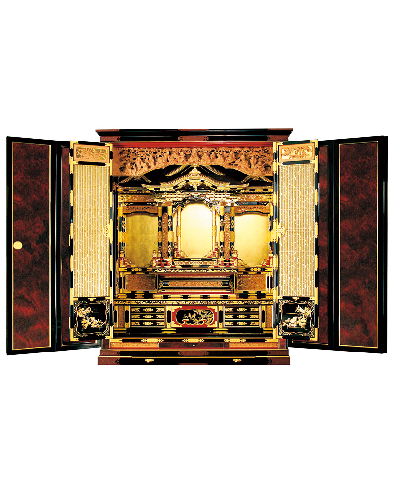 長浜型 【尾張】 一重屋根 箔仕上 | 激安仏壇仏具の販売なら