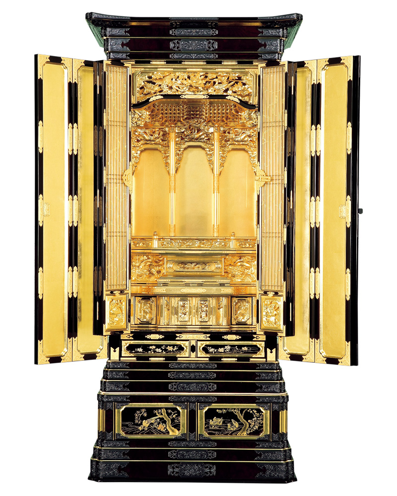 新潟型胴長(上) 【越後】 箔仕上 東 50代 | 激安仏壇仏具の販売なら