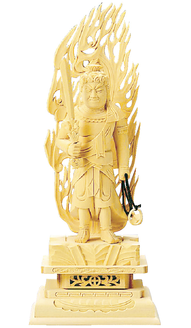 総白木 不動明王