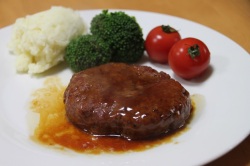 国分牛100％ハンバーグ（和風）