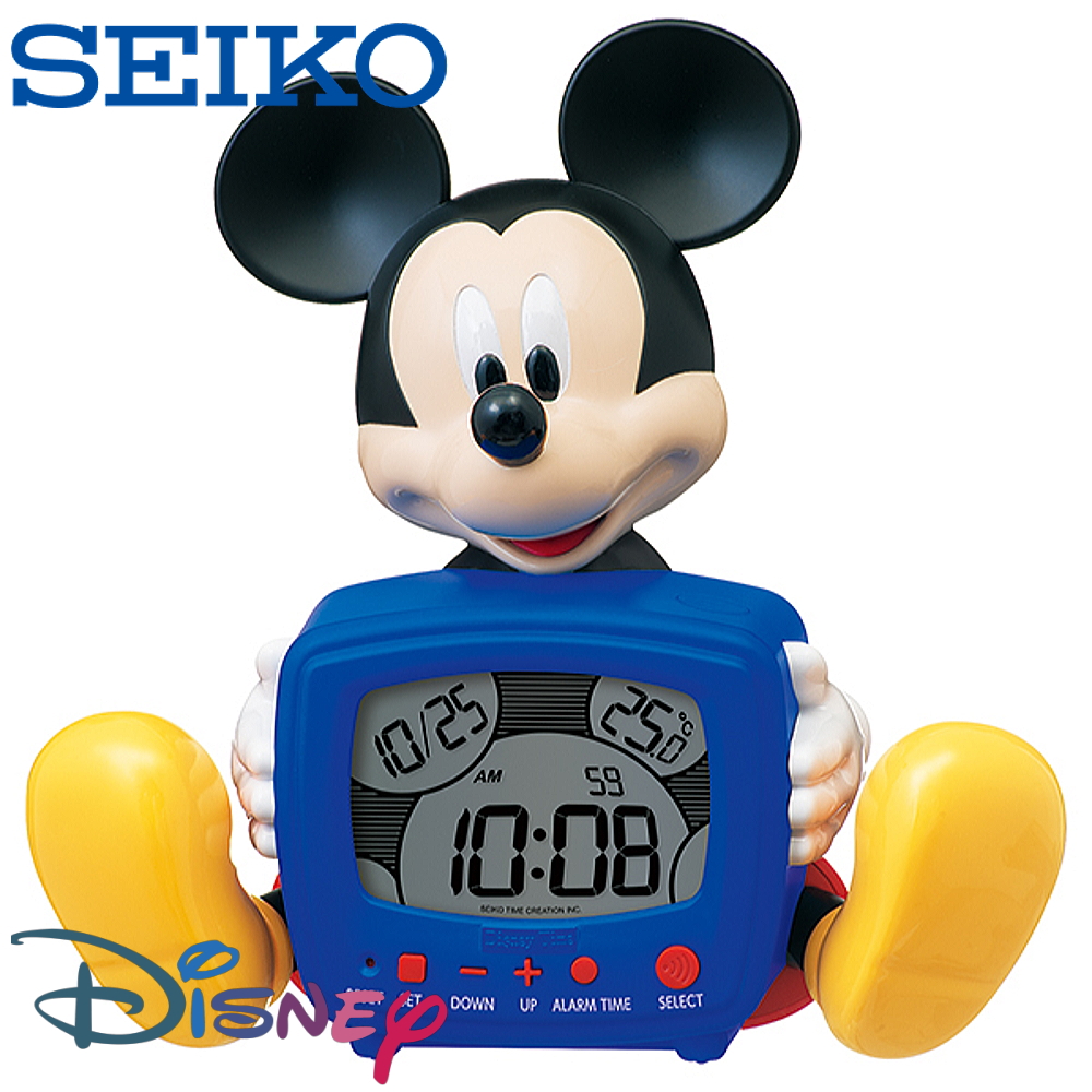 楽しく起きられるミッキーマウスの目覚まし時計 インテリアとしてもかわいいミッキーマウス SEIKO セイコー めざまし時計 キャラクタークロック ディズニークロック 入学祝い 入園祝い 子供部屋 記念品 クリスマスギフト 誕生日ギフト 入学祝い おすすめ 人気クロック FD485A