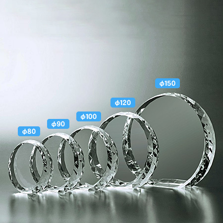 クリスタルペーパーウェイト ミニトロフィー盾 PC-206_02