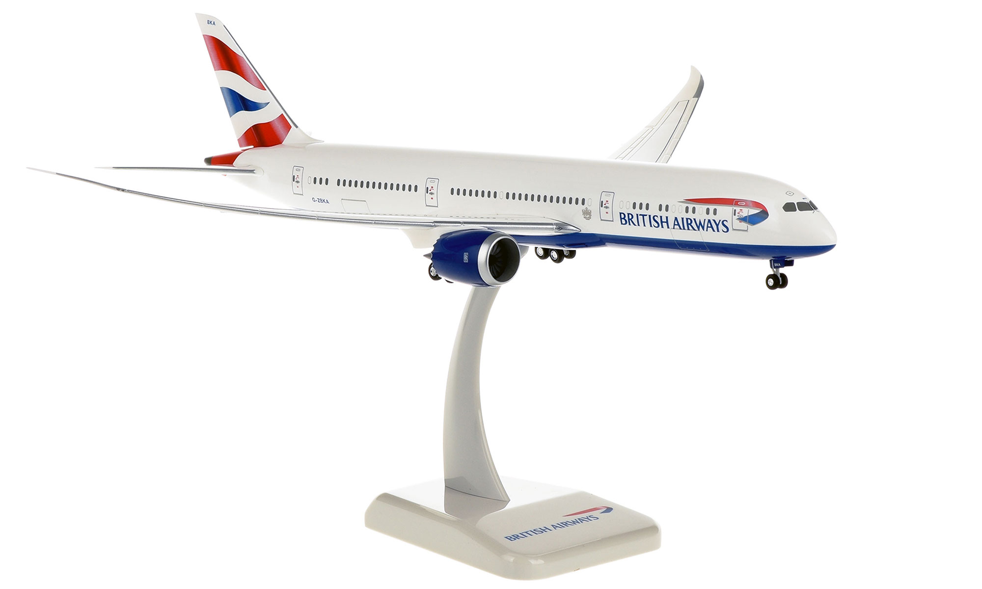 HoganWings/ホーガンウイングス  B787-9 ブリティッシュエアウェイズ_x000D_ランディングギア・スタンド付属