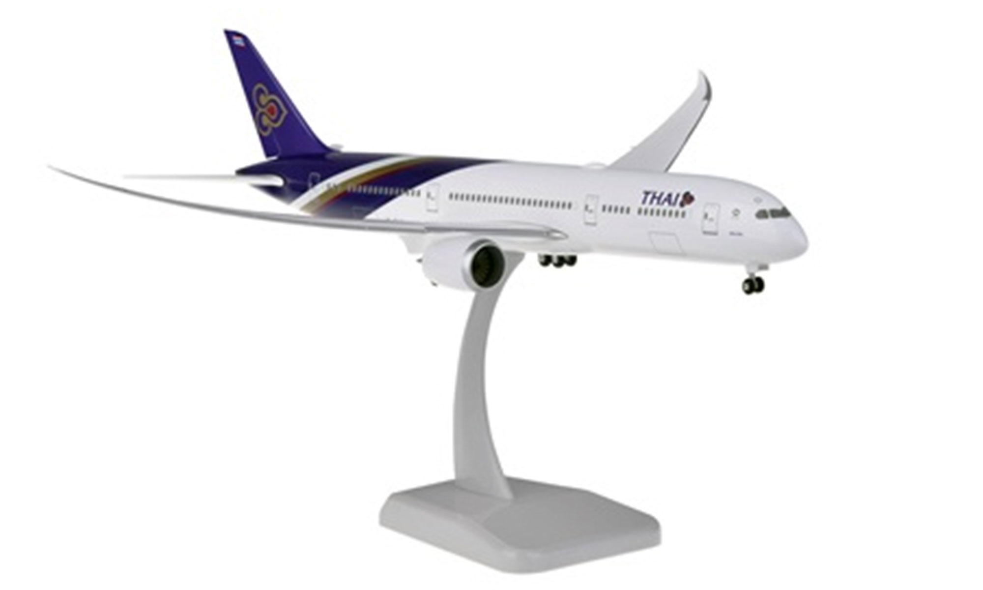 HoganWings/ホーガンウイングス  B787-9  タイ航空  WiFi アンテナ付_x000D_ランディングギア・スタンド付属