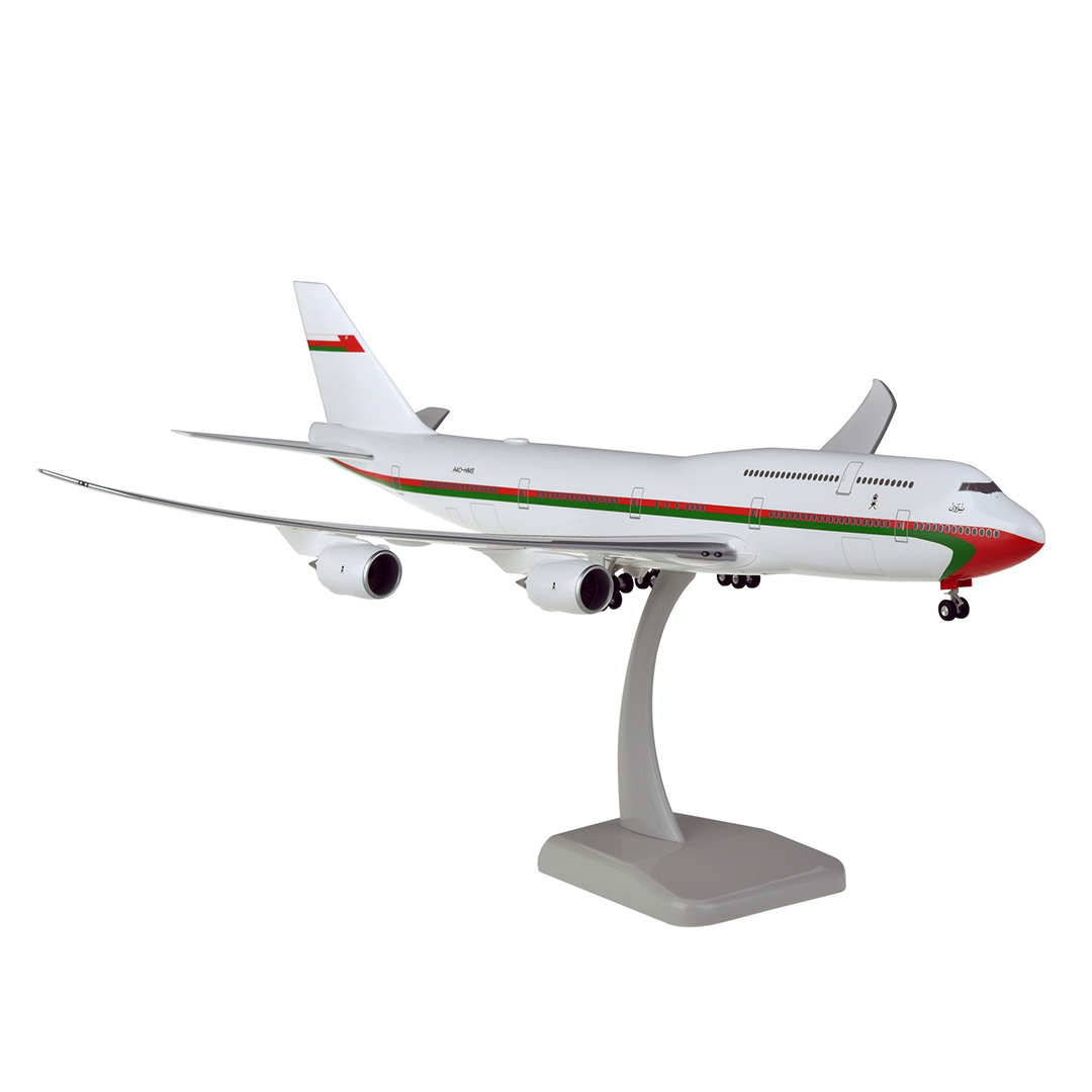 HoganWings/ホーガンウイングス B747-8 オマーン・ロイヤル・フライトランディングギア・スタンド付属