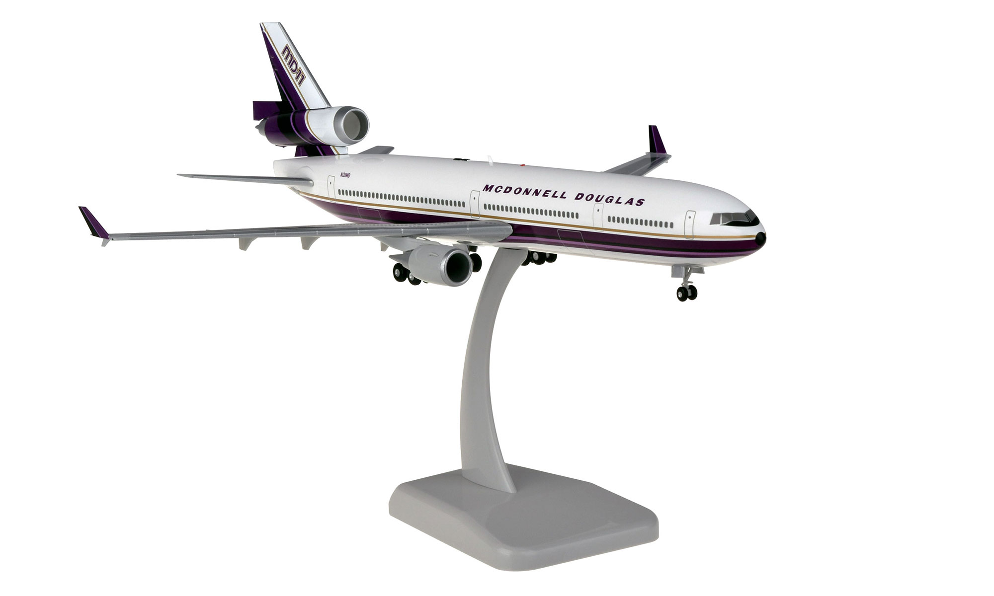 HoganWings/ホーガンウイングス  MD-11 マクドネル・ダグラス デモカラーランディングギア・スタンド付属