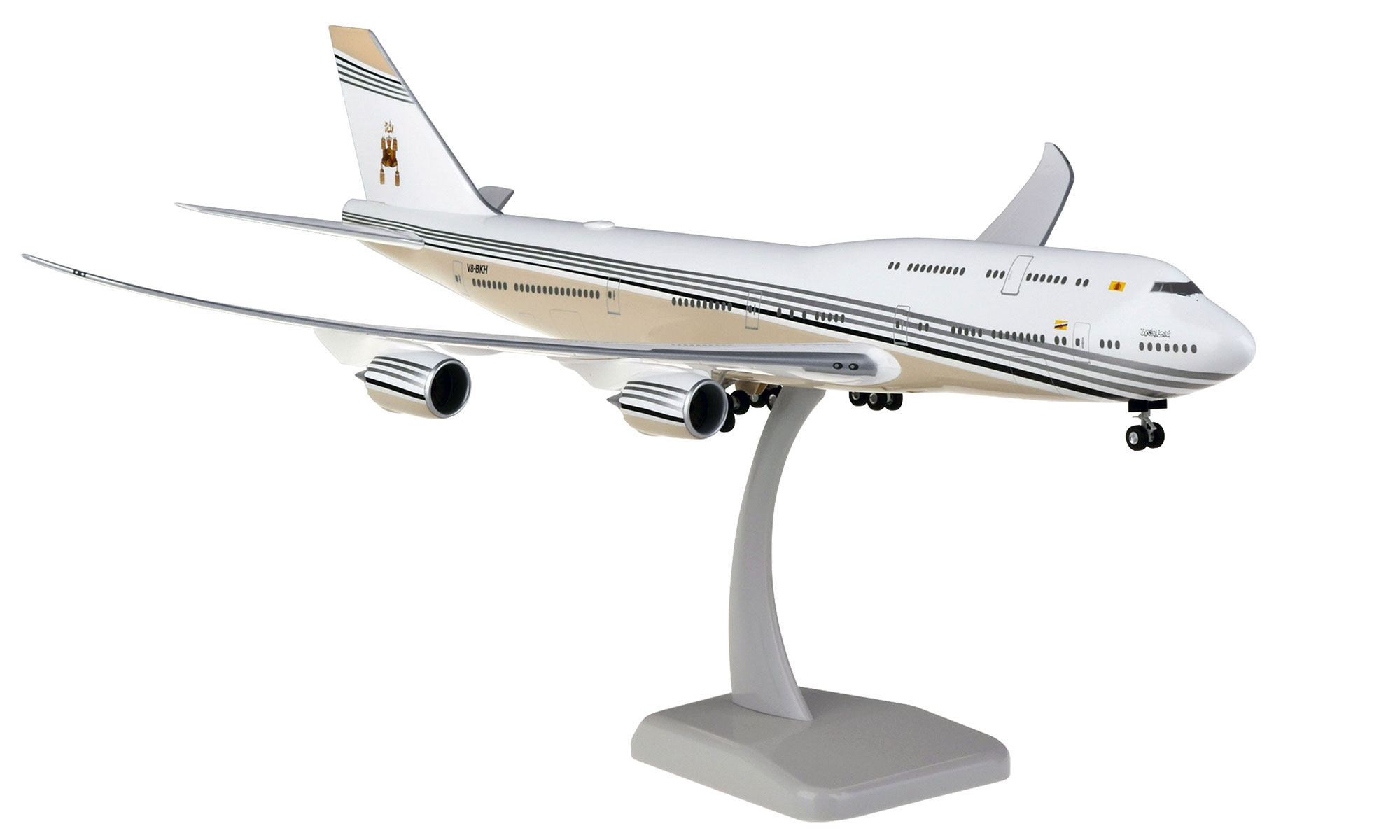 HoganWings/ホーガンウイングス  B747-8  ブルネイ政府専用機ランディングギア・スタンド付属