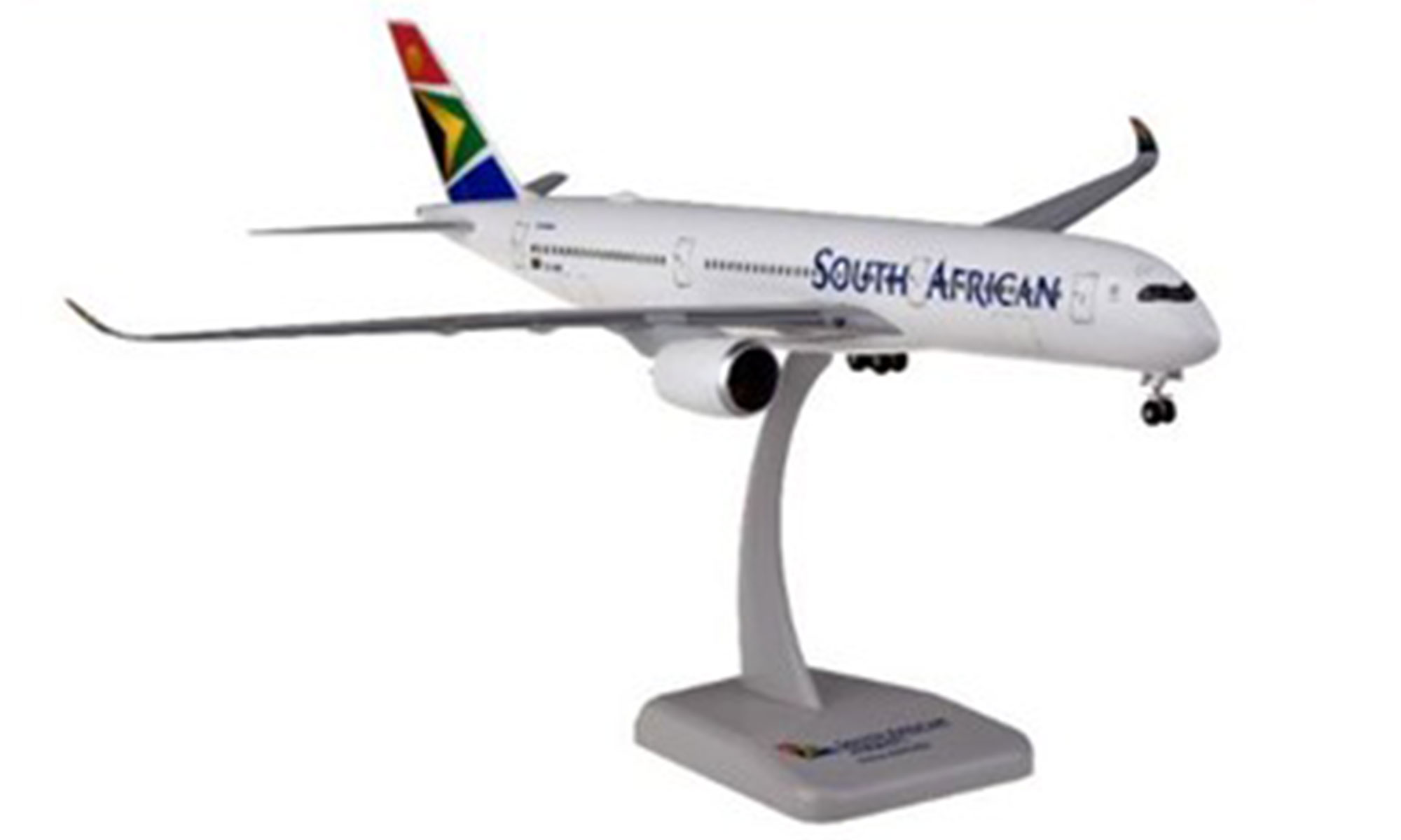 HoganWings/ホーガンウイングス  A350-900 南アフリカ航空 WIFIアンテナランディングギア・スタンド付属