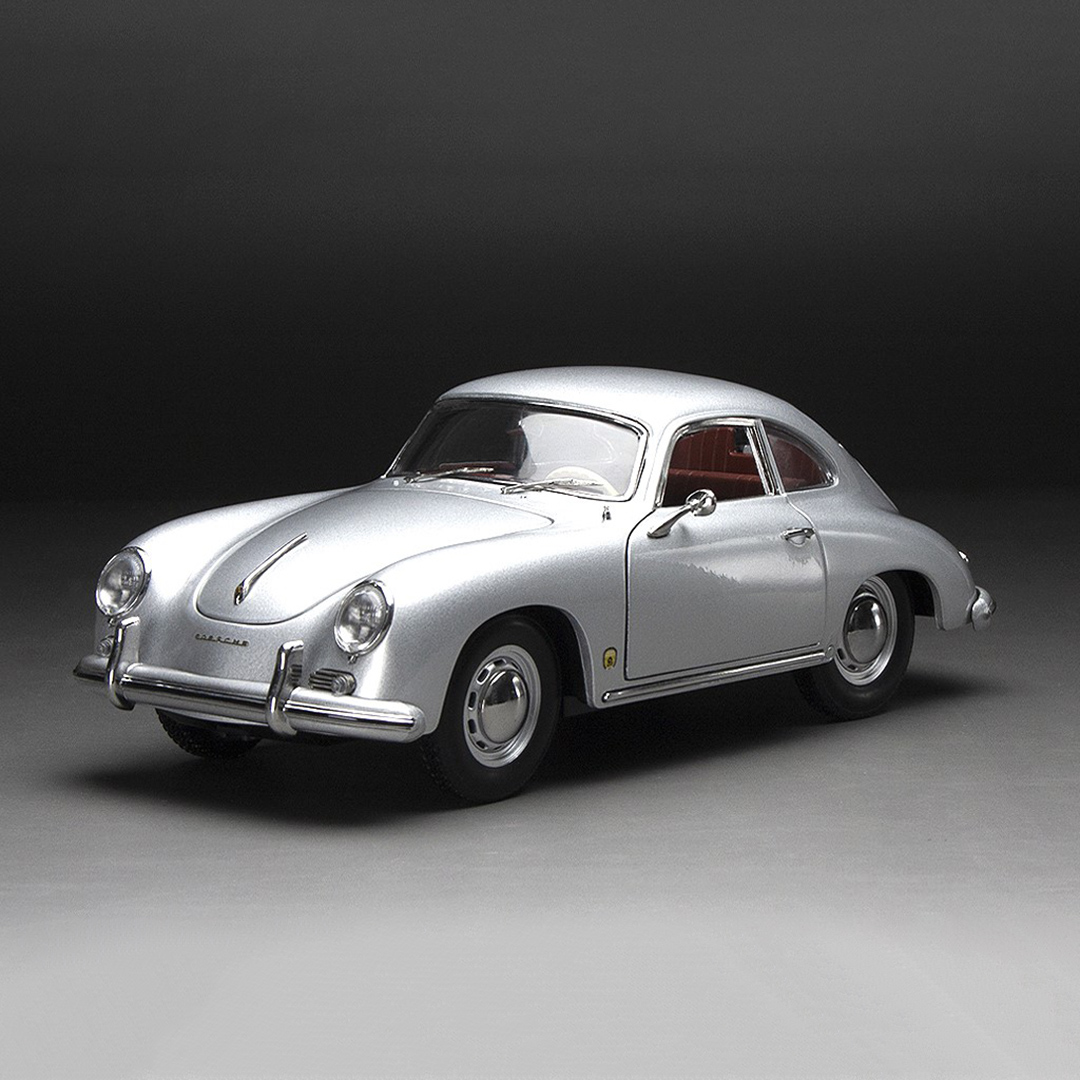 SunStar/サンスター ポルシェ 356A 1500 GS カレラ GT 1957 メタリックシルバー