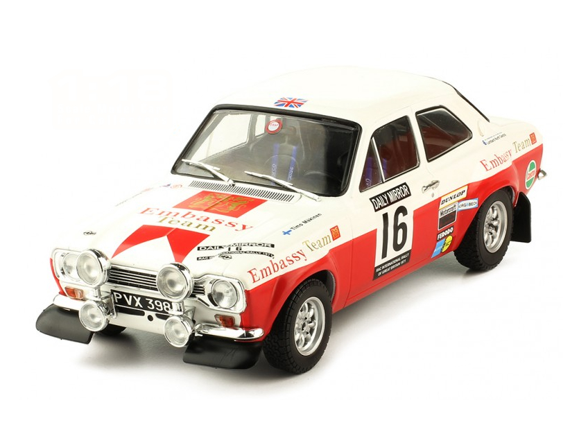 ixo/イクソ フォード エスコート MK1 RS 1600 1971年RACラリー #16 T.Makinen / H.Liddon