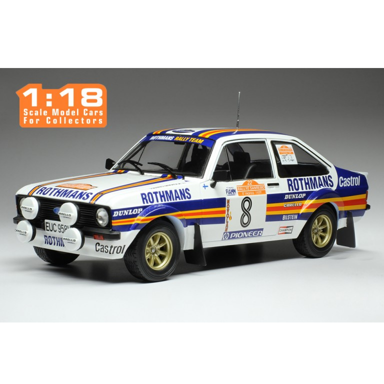 ixo/イクソ フォード エスコート MKII RS 1800 1980年ラリー・サンレモ #8 H.Mikkola/A.Hertz