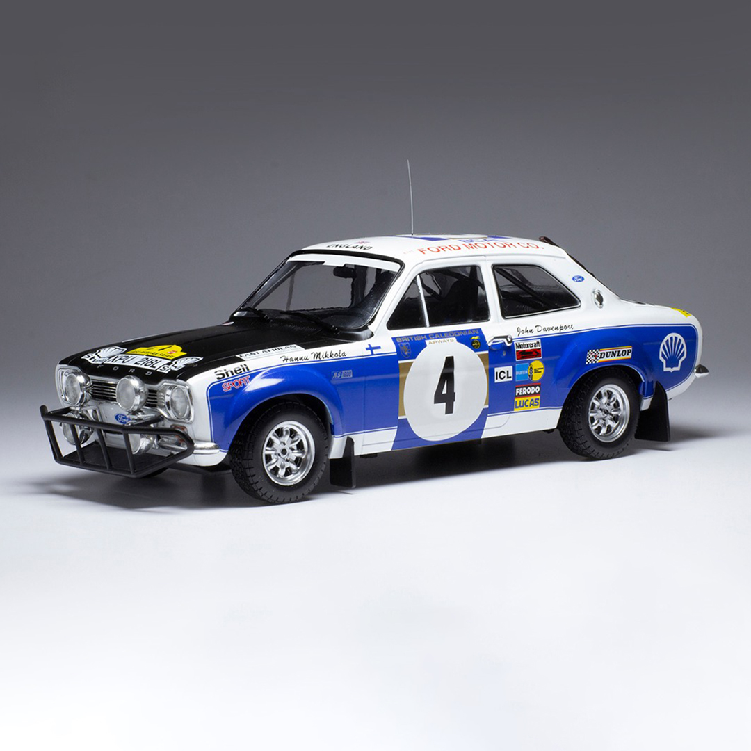ixo/イクソ  フォード エスコート MK1 RS 1600 1973年サファリラリー#4 H.Mikkula/J.Davenport