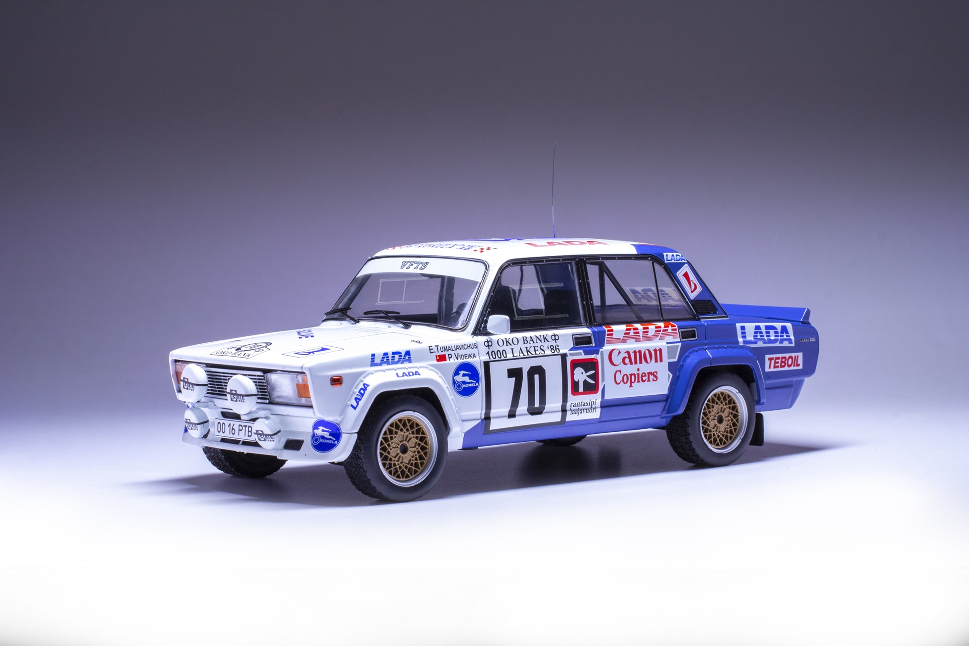 ixo/イクソ  ラーダ 2105 VFTS 1986年1000湖ラリー #70 E.Tumaleviius/P.Videika