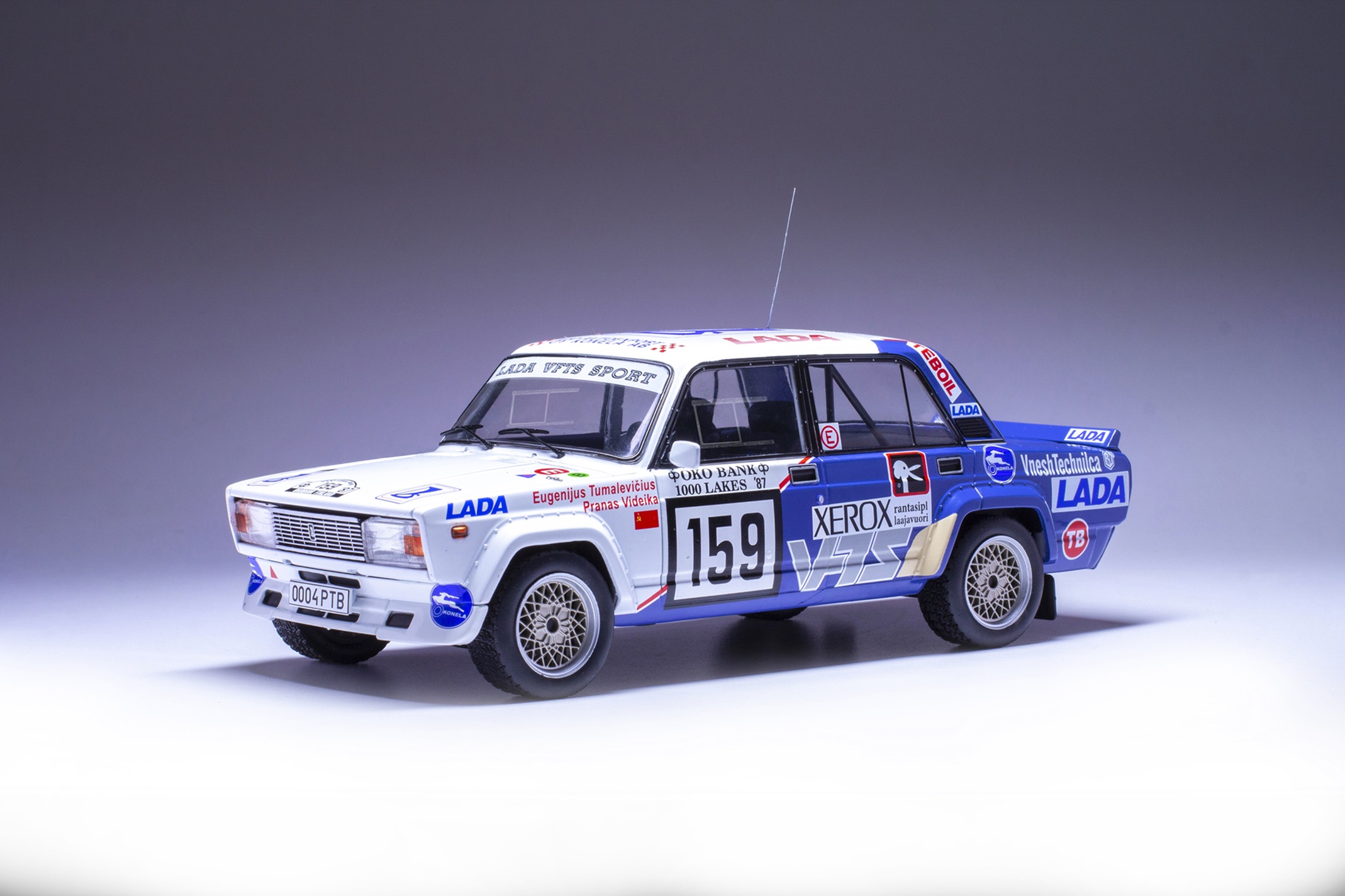 ixo/イクソ  ラーダ 2105 VFTS 1987年1000湖ラリー #159 E.Tumaleviius/P.Videika