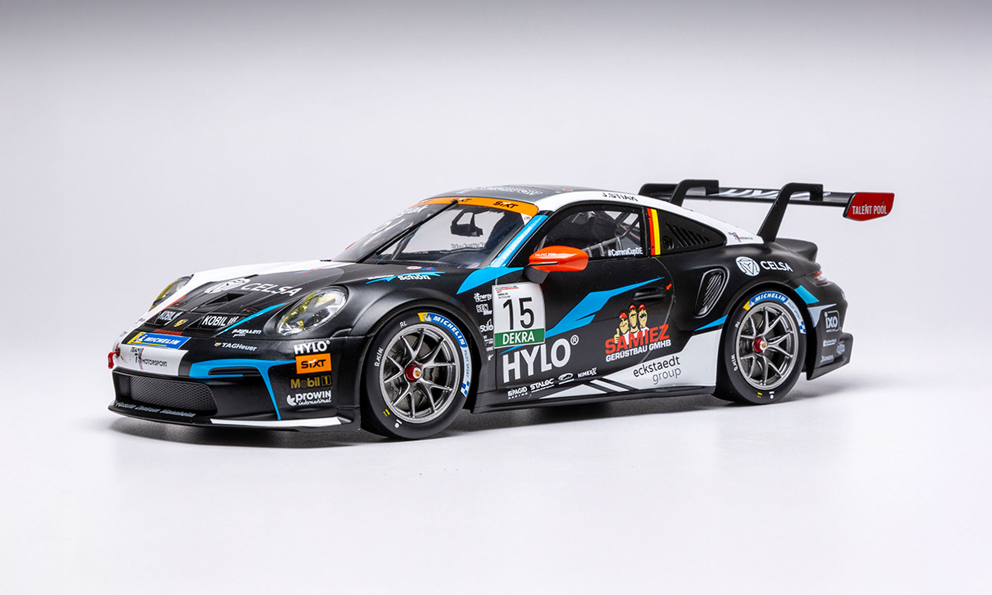ixo/イクソ  ポルシェ911 GT3 CUP 2024年 オッシャースレーベン ポルシェカップ ドイツ #15 J.Stiak