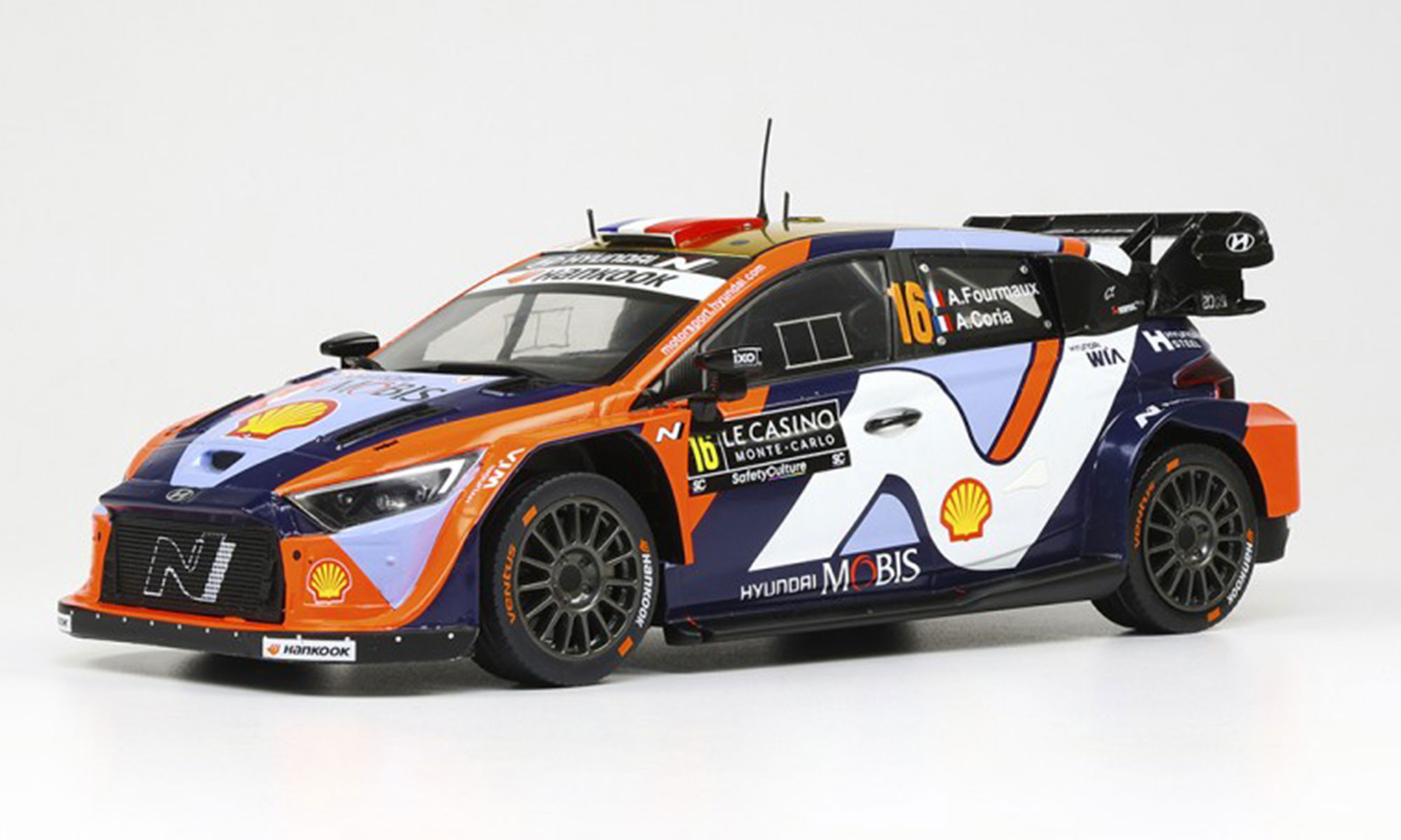 ixo/イクソ  ヒョンデ i20 N ラリー1 2025年 ラリーモンテカルロ #16 A.Fourmaux/A.Coria
