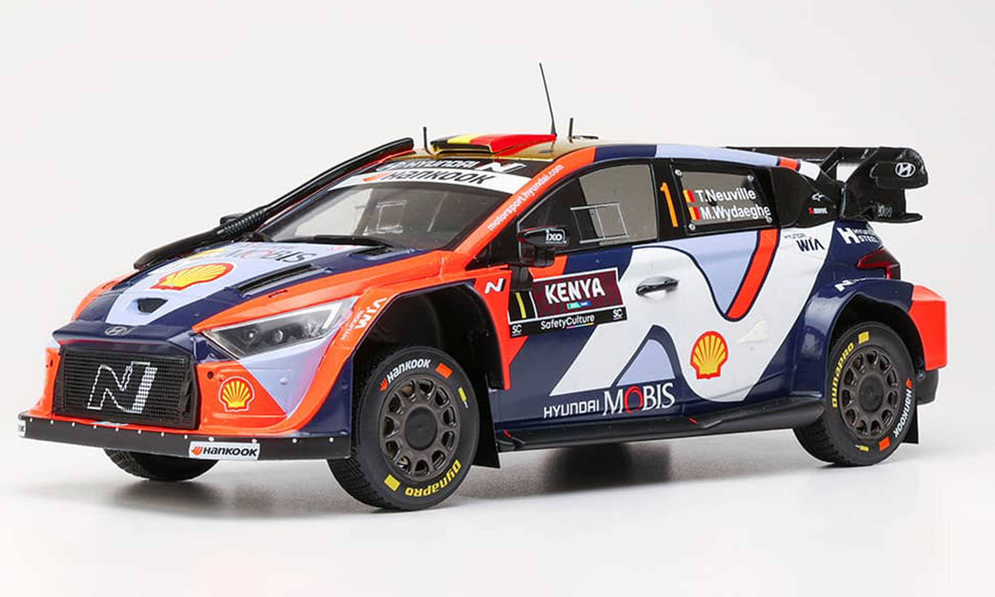 ixo/イクソ  ヒョンデ i20 N Rally1 2025年 ラリーケニア #1 T.Neuville/M.Wydaeghe