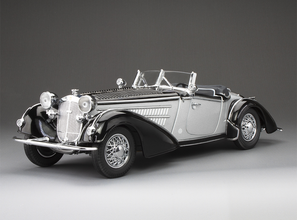 SunStar/サンスター  ホルヒ 855 ロードスター 1939年 ブラック/シルバー