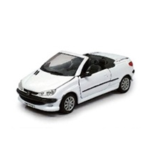 Cararama/カララマ プジョー 206CC  ホワイト オープントップ