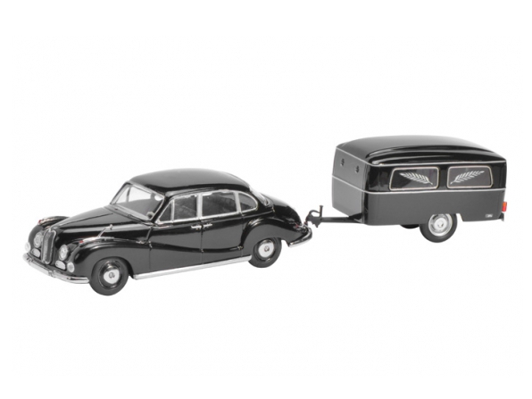Schuco/シュコー BMW 502 葬儀用トレーラー付 "Westfalia"