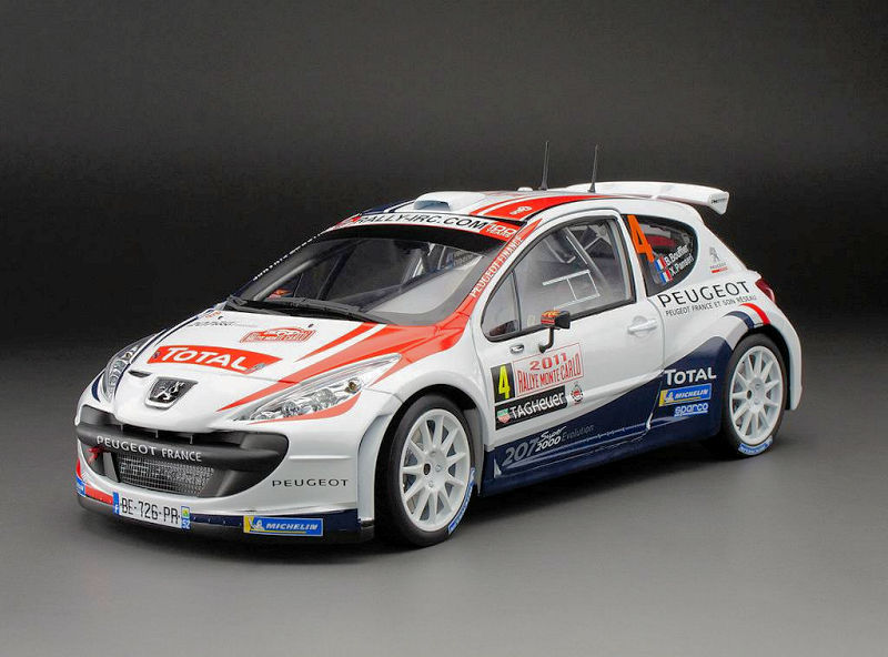 SunStar/サンスター  プジョー 207 S2000 2011年 ラリーモンテカルロ 優勝 #4 B.Bouffier/X.Panseri