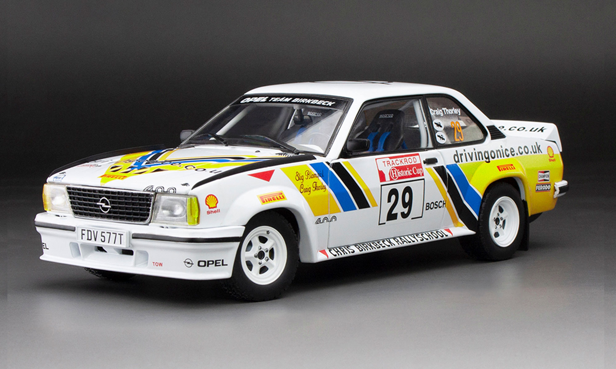 SunStar/サンスター  オペル　アスコナ400　2016年Trackrod Historic Cup #29 S.Blomqvist/T.Craig