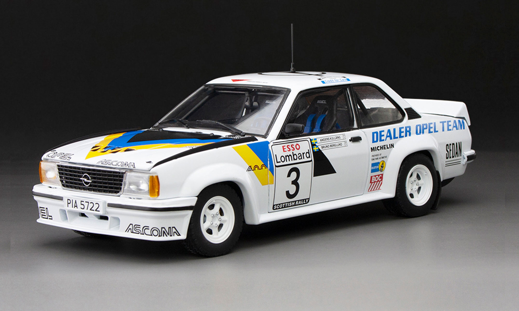 SunStar/サンスター  オペル　アスコナ400　1980年 Esso Lombard RSAC Scottish Rally  #3 A.Kull?ng / B.Berglund