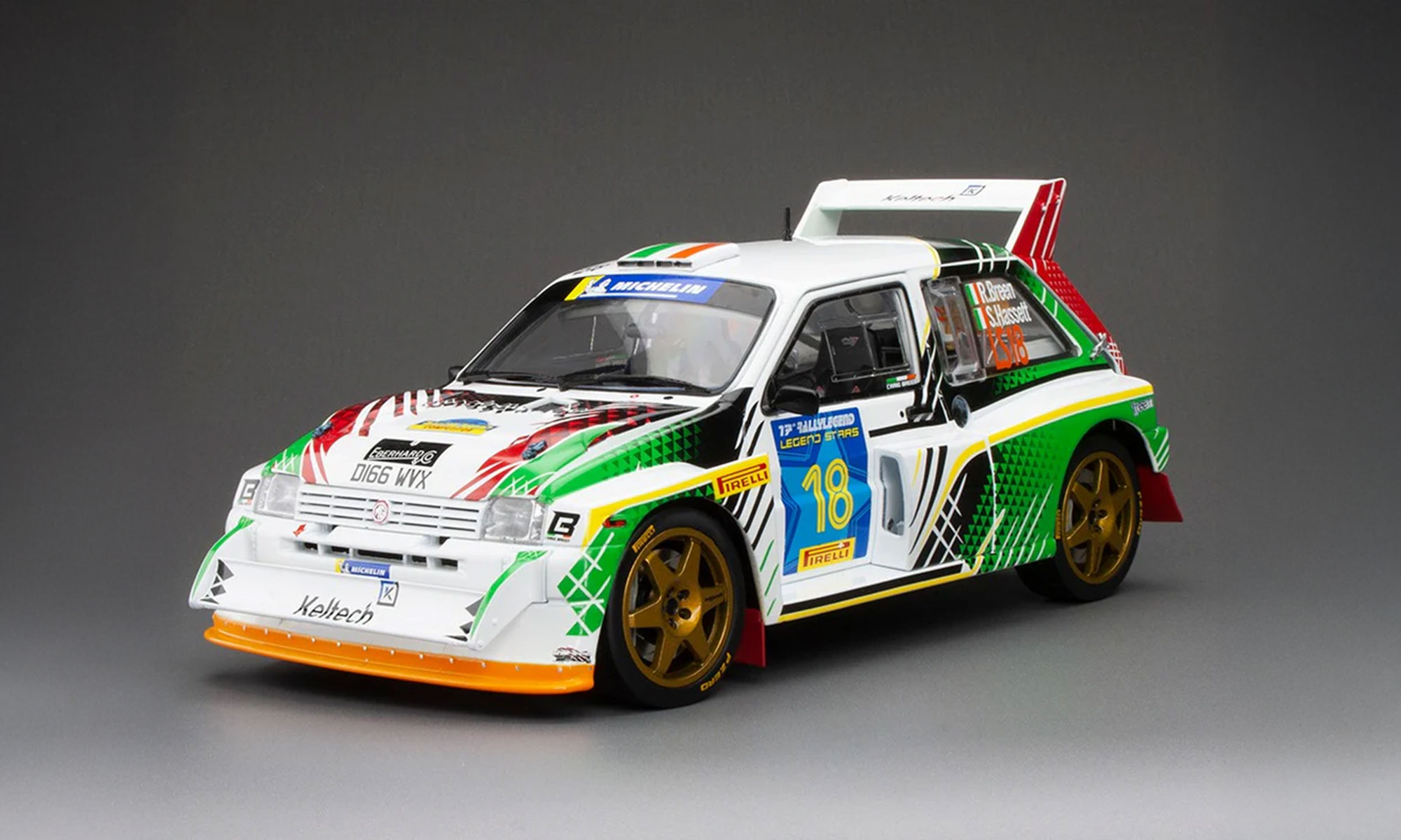 SunStar/サンスター  MG メトロ6R4 2019年 ラリーレジェンド #18 R.Breen/S.Hassett