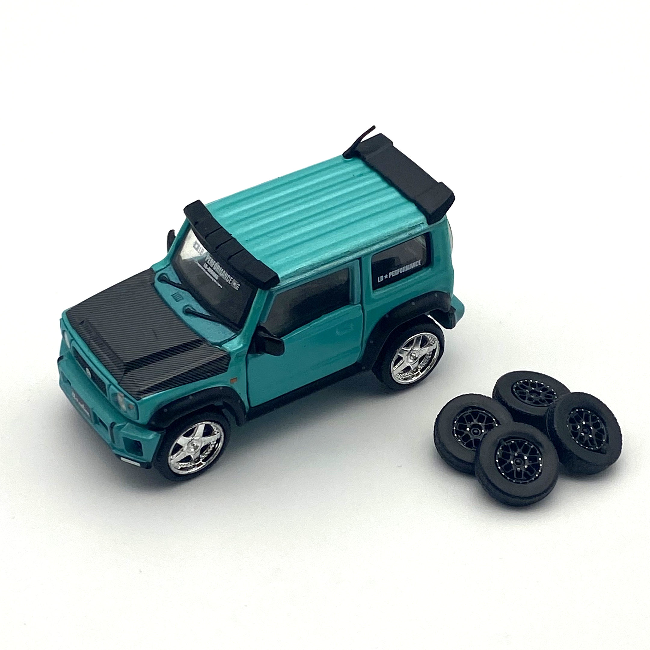 BM CREATIONS lb☆nation SUZUKI G mini グリッターグリーン RHD (ブリスターパック)