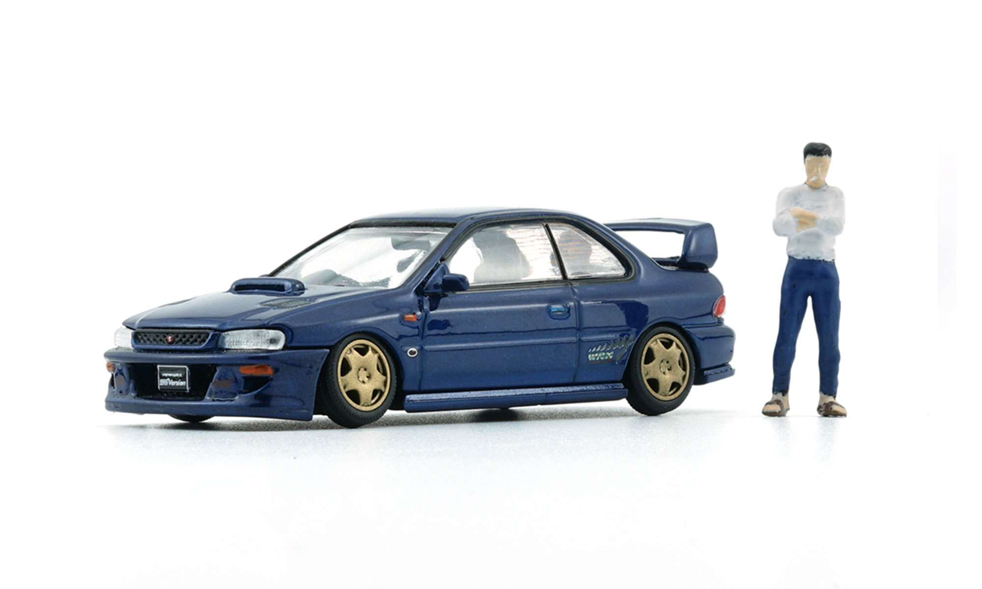 BM CREATIONS  スバル インプレッサ WRX GC8 TYPE-R カスタム ID (RHD) フィギュア付