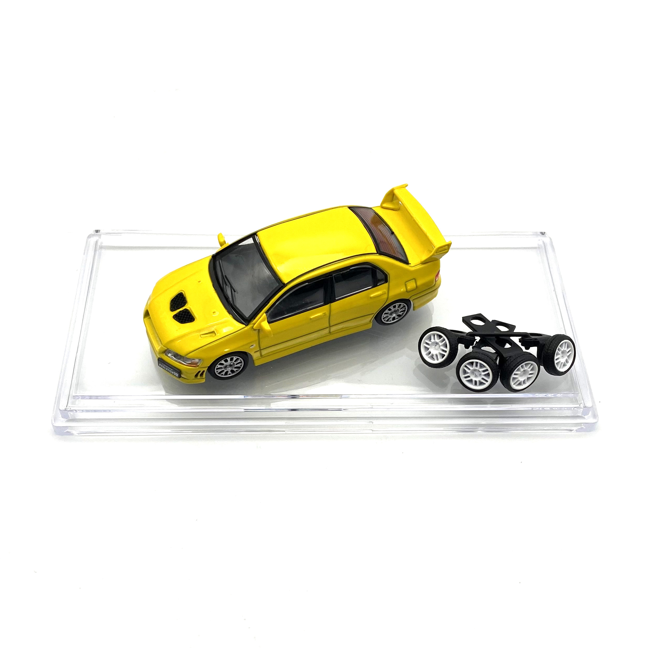 BM CREATIONS 三菱 ランサー  エボリューション VII   イエロー LHD