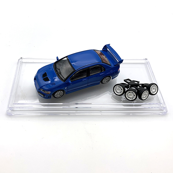 BM CREATIONS 三菱 ランサー  エボリューション　VII  ブルー  RHD