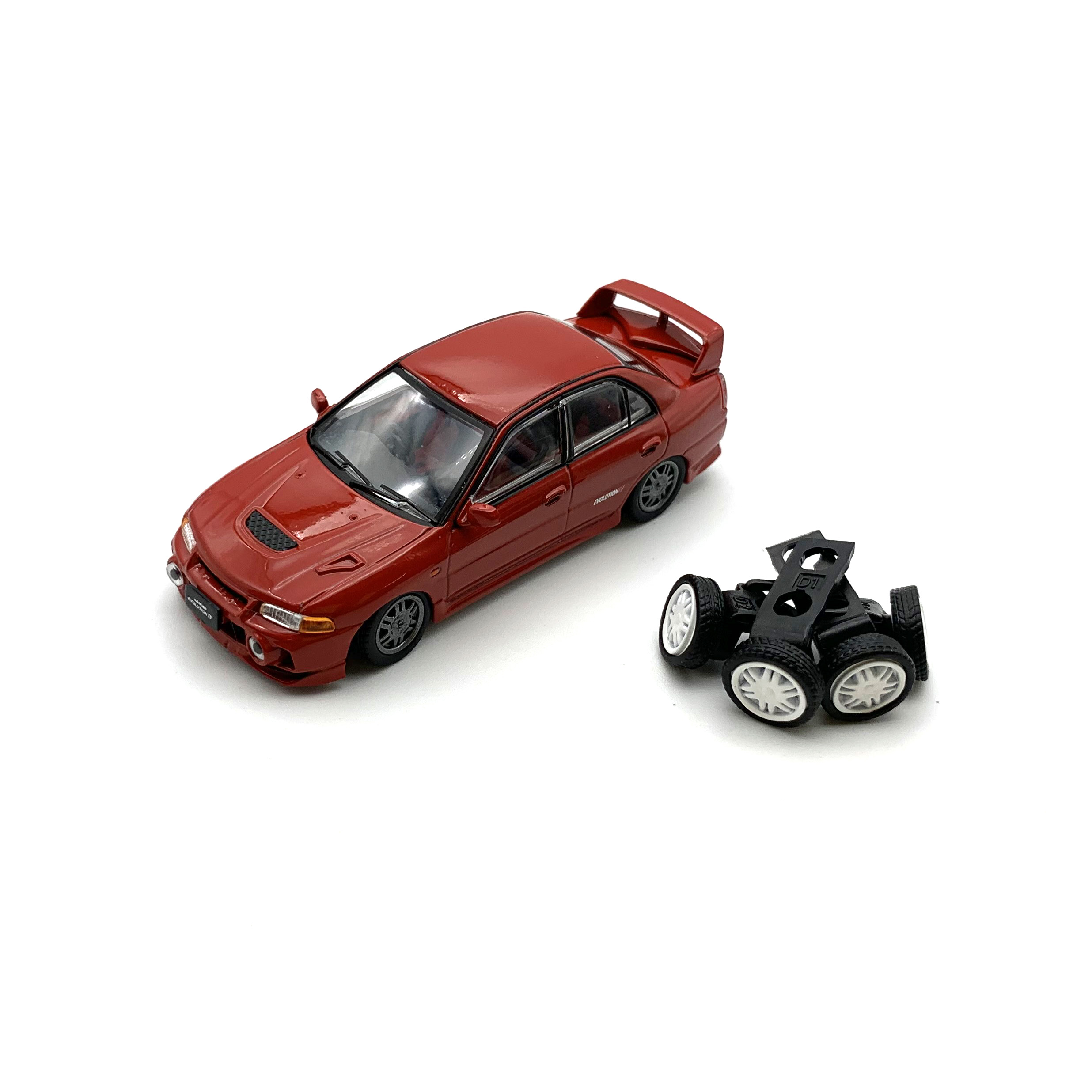 BM CREATIONS 三菱 ランサー Evo.IV レッド RHD