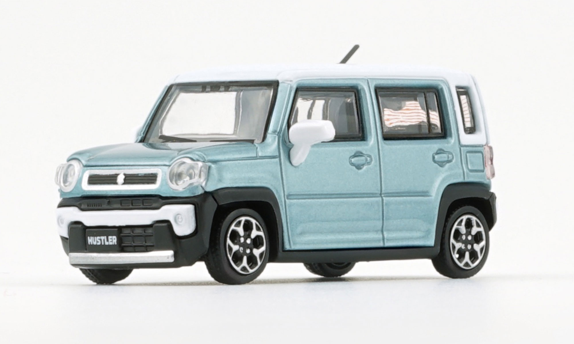 BM CREATIONS  スズキ ハスラー 2019オフブルー/メタリックホワイトトップ　RHD