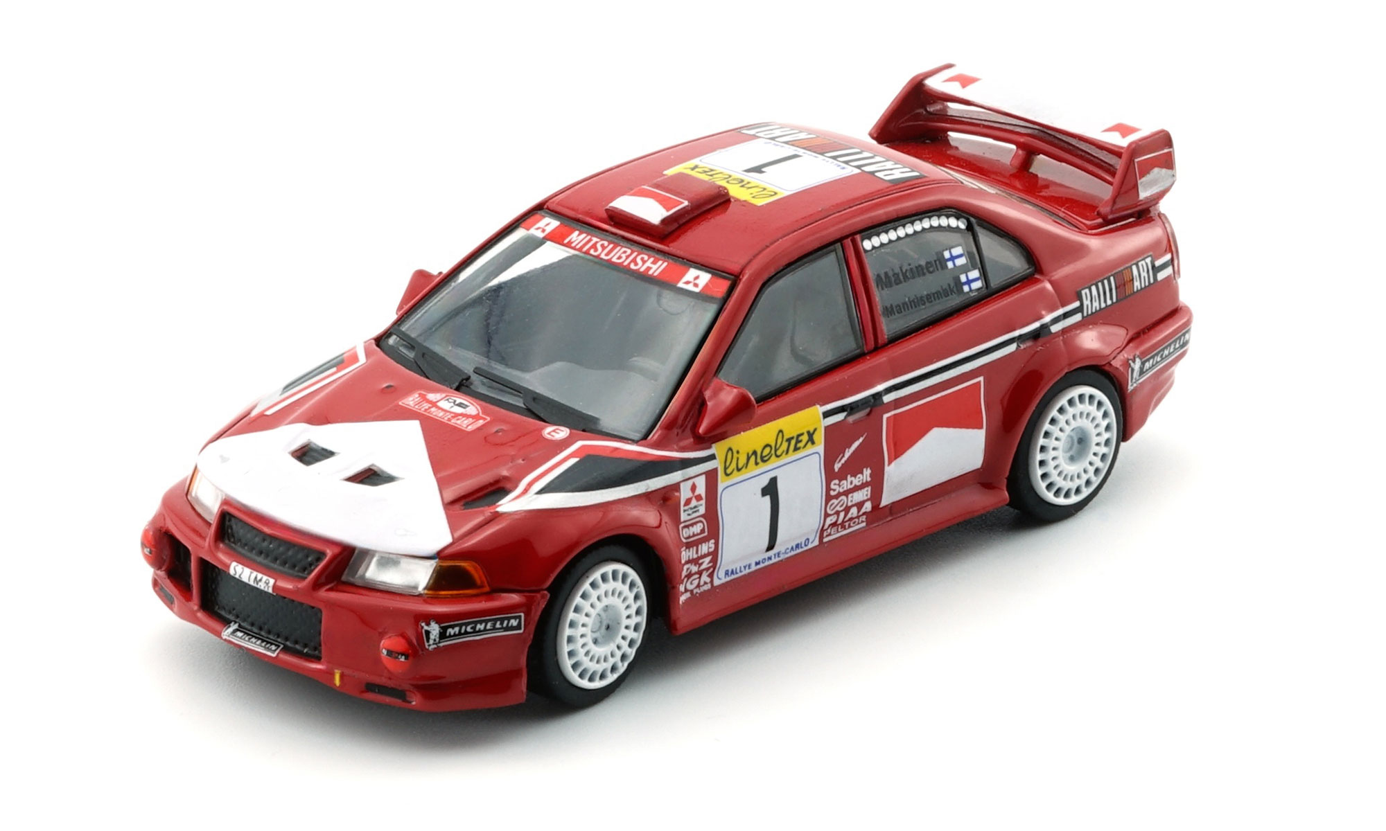 BM CREATIONS  三菱ランサーエボリューション 61999年モンテカルロラリー優勝 #1　T.マキネン