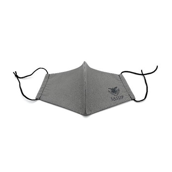 防衛ホーム新聞社 マスク 航空自衛隊 グレー×ダークグレー Lサイズ 日本製