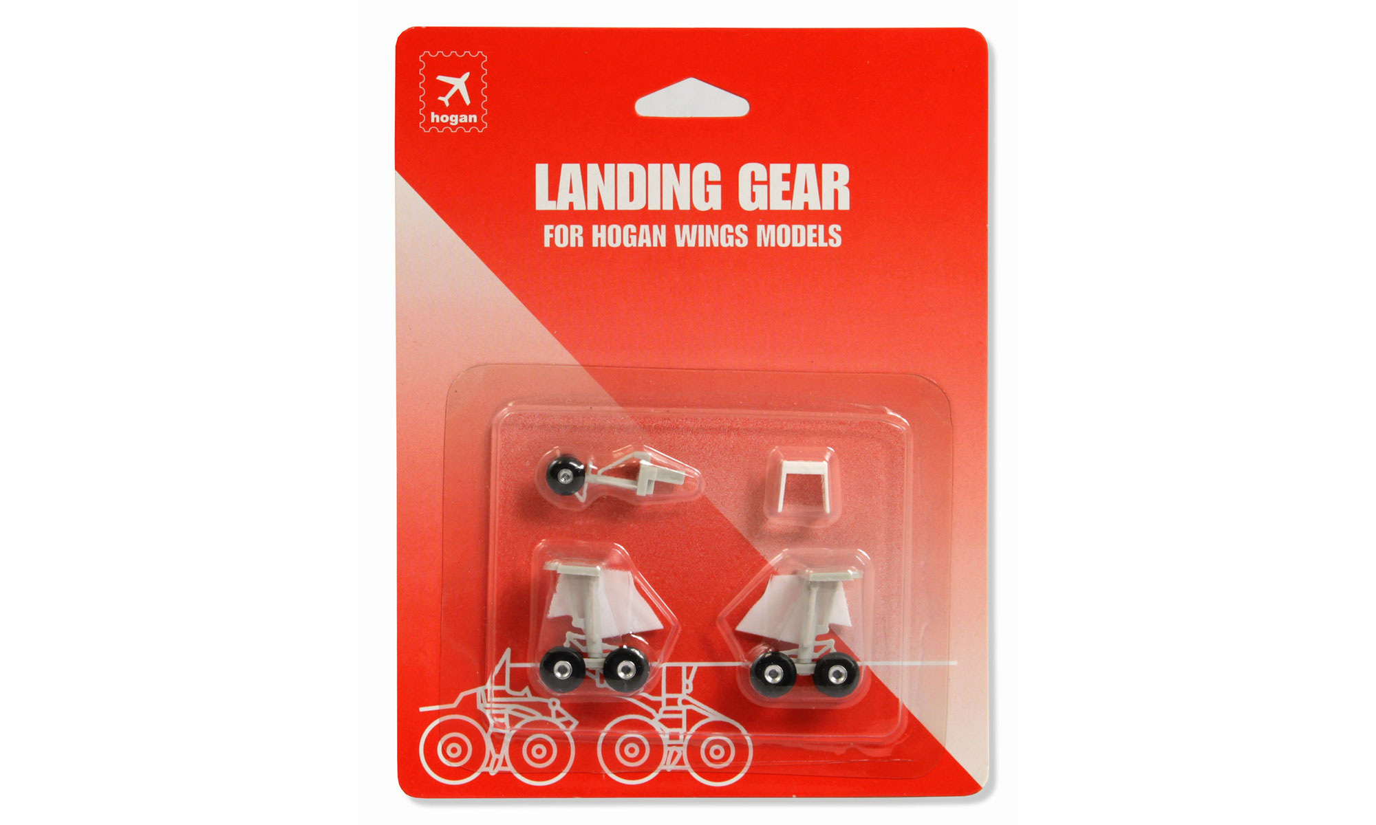 HoganWings/ホーガンウイングス  ランディングギアセット A350-900用ゴム製タイヤ付