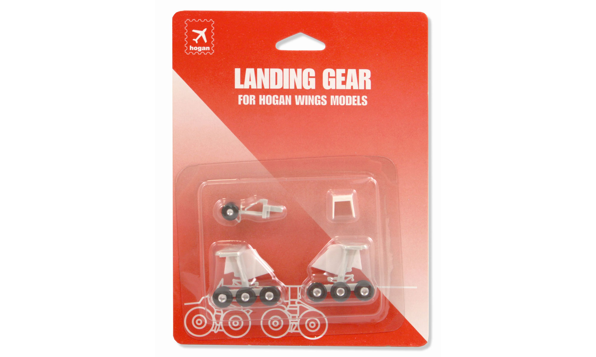 HoganWings/ホーガンウイングス  ランディングギアセット A350-1000用ゴム製タイヤ付