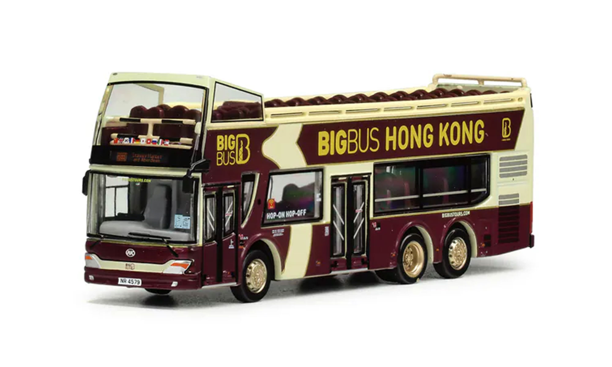 80M Creative Model  大型バス フルオープントップ バス