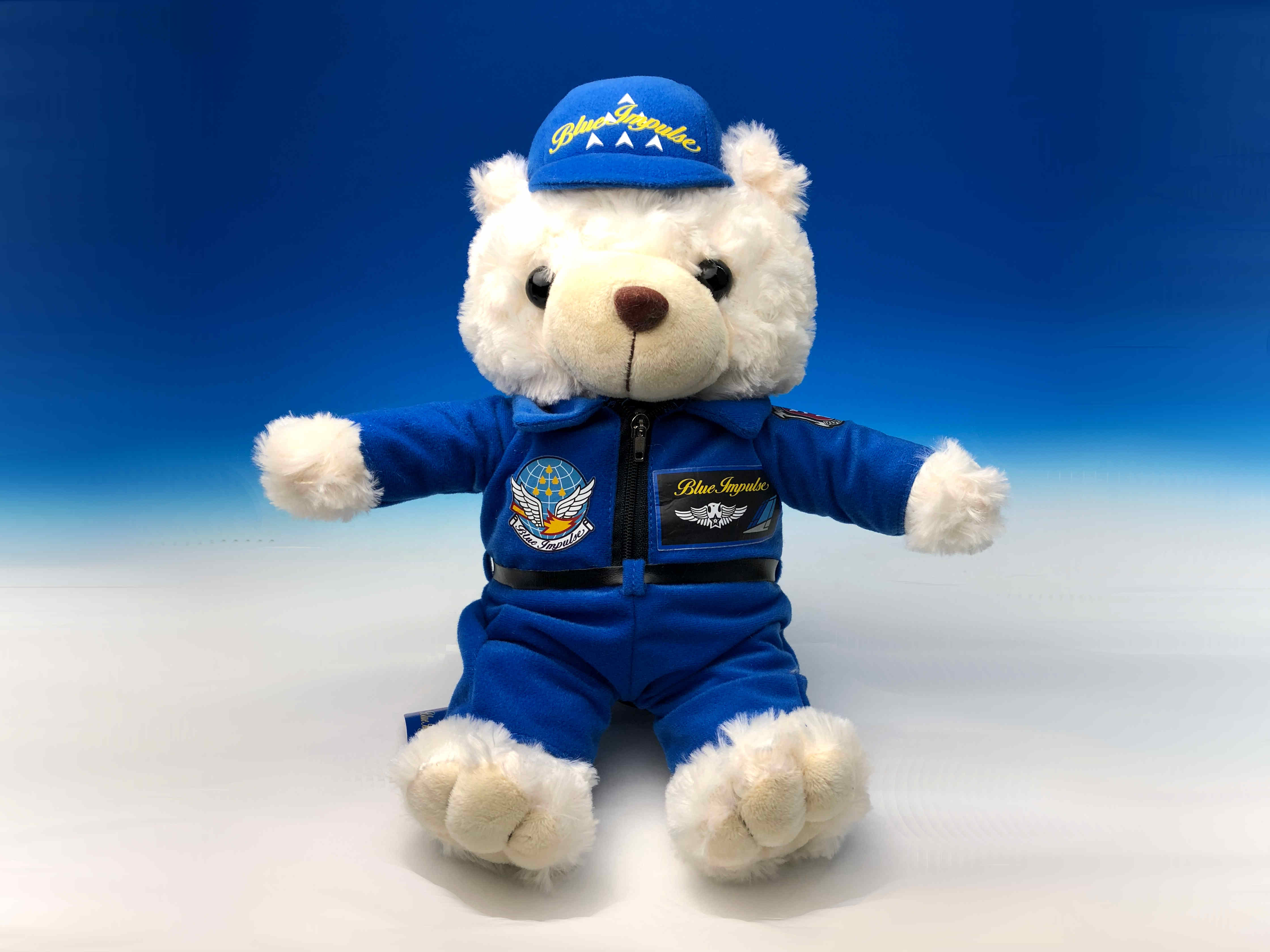 A・C・ADVANCE/エイ・シー・アドバンス アイボリー ブルーインパルスベアぬいぐるみ