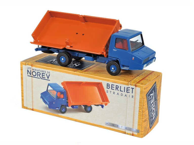 NOREV/ノレブ カミオン ベルリエ Stradair ダンプカー オレンジ＆ブルー