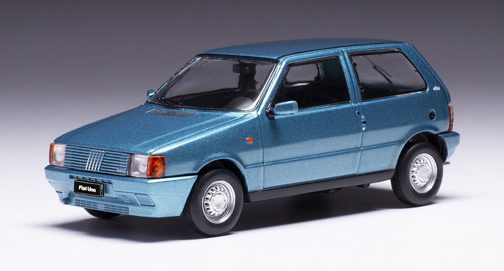 ixo/イクソ フィアット ウーノ 1983 メタリックブルー
