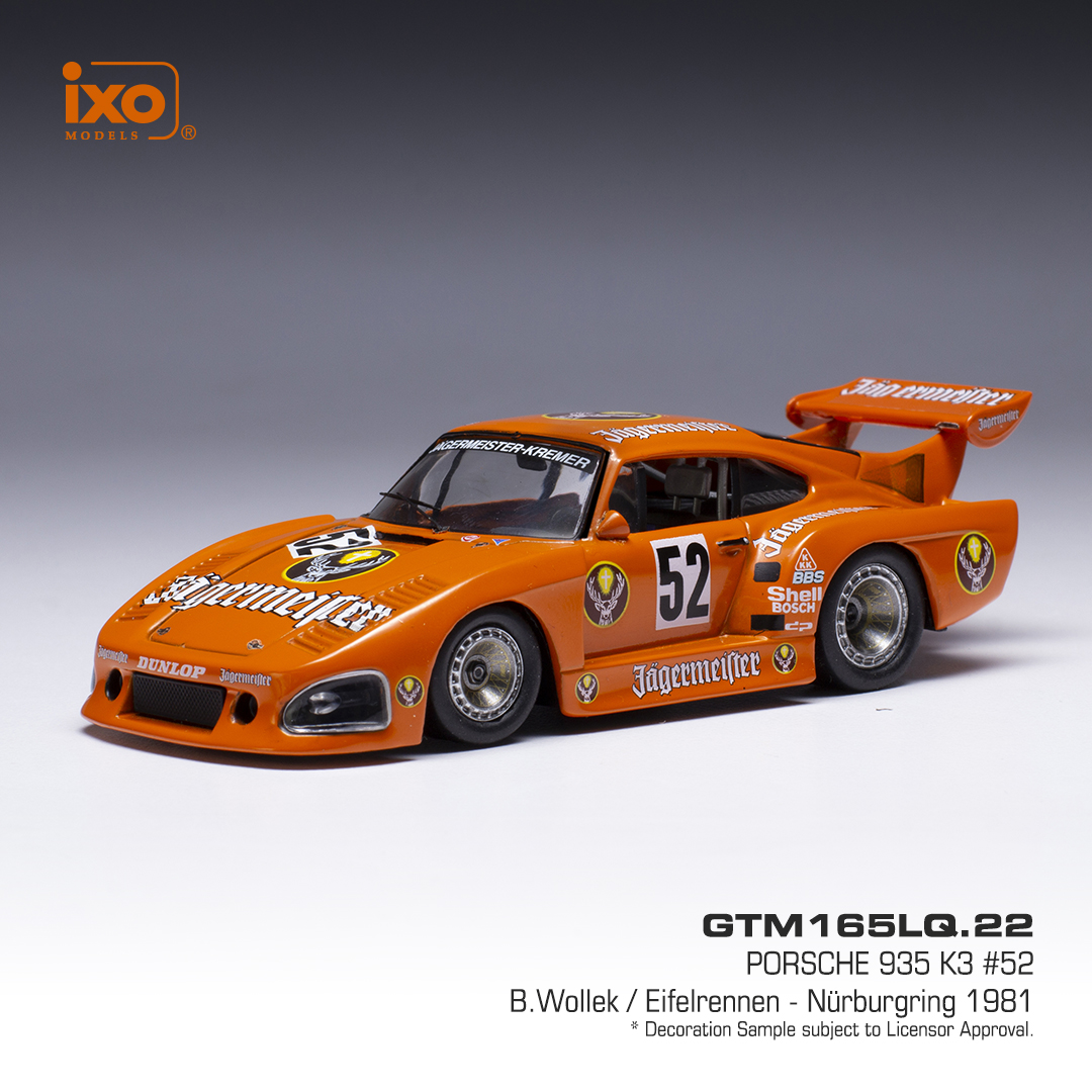 ixo/イクソ  ポルシェ　935 K3 81ニュルブルクリンク　#52 B.Wollek/Eifelrennen