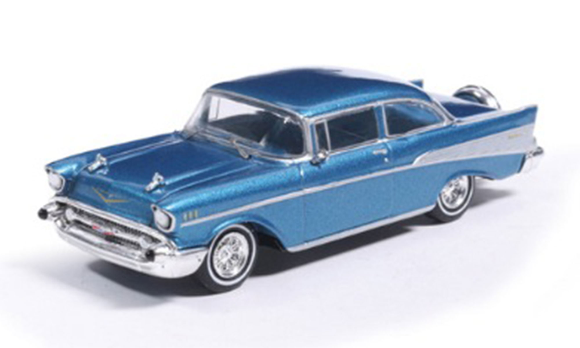 ixo/イクソ  シボレー ベルエア セダン コンチネンタルキット付 1957 ハーバーブルー
