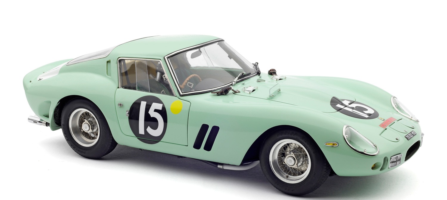 CMC/シーエムシー  フェラーリ 250 GTO Stirling Moss RHD 1962年ツーリスト・トロフィー  #15 Innes Ireland
