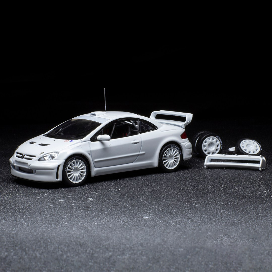 ixo/イクソ  プジョー 307 WRC ラリースペック （ホイール2セット付） ホワイト