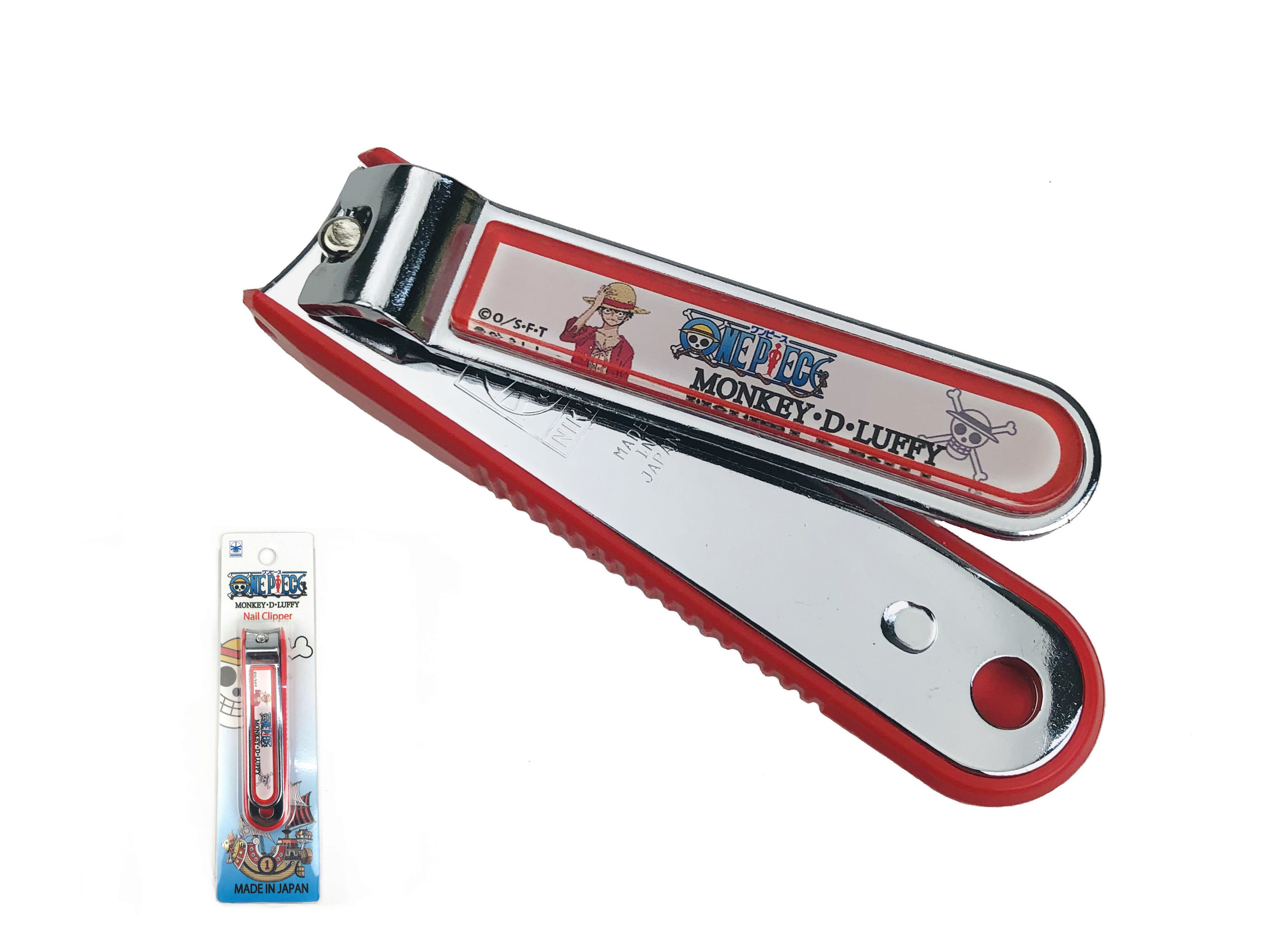 ニッケン刃物 ワンピース爪切り ルフィモデル レッド