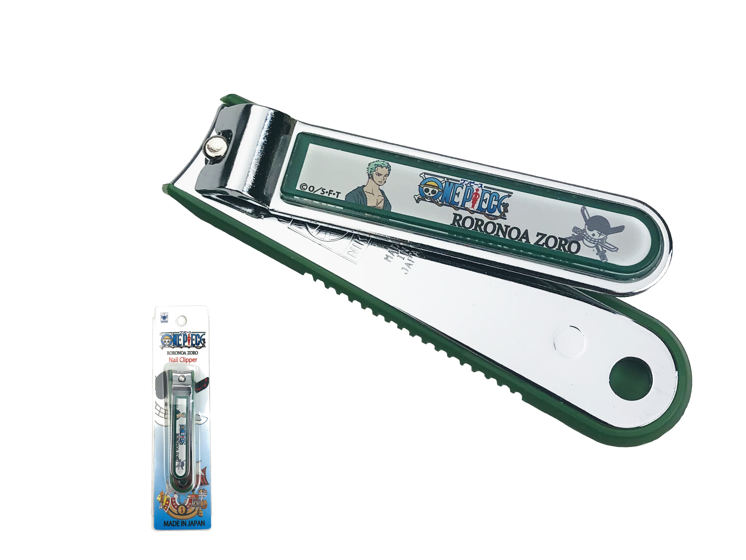 ニッケン刃物 ワンピース爪切り ゾロモデル グリーン