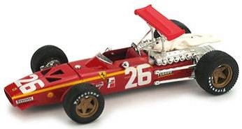 BRUMM/ブルム  フェラーリ 312 F1 1968年フランスGP 1位 ＃26  J. Ickx