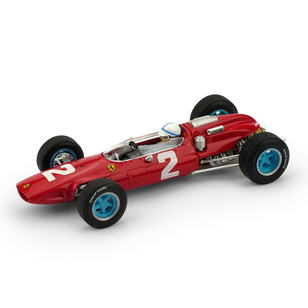 BRUMM/ブルム  フェラーリ 158 F1 1964年イタリアGP 優勝 #2 JOHN SURTEES ドライバーフィギュア付